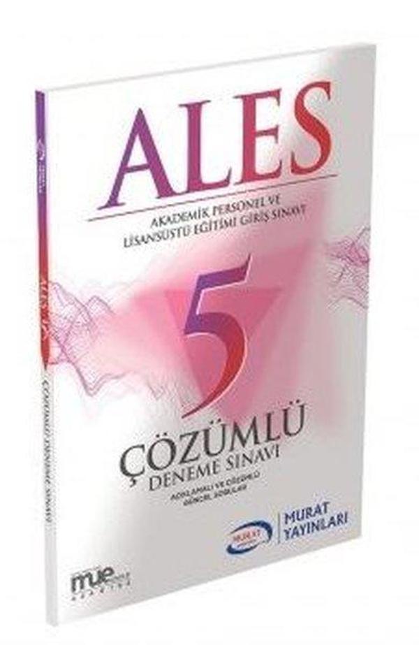 ALES 5 Çözümlü Deneme Sınavı - Ankara Murat Yayıncılık - Image 1