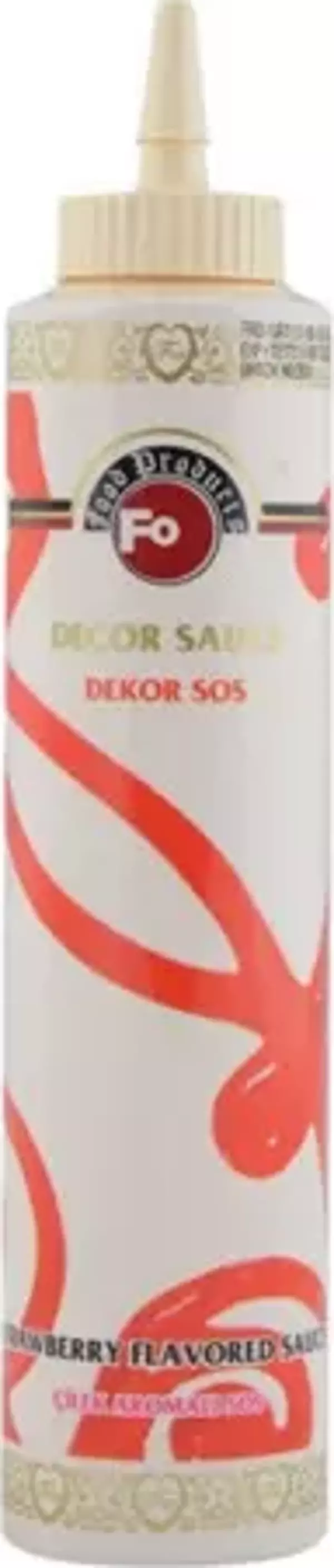 ÇİLEK AROMALI DEKOR TOPPING SOS 750GR. FO MARKA - Image 1