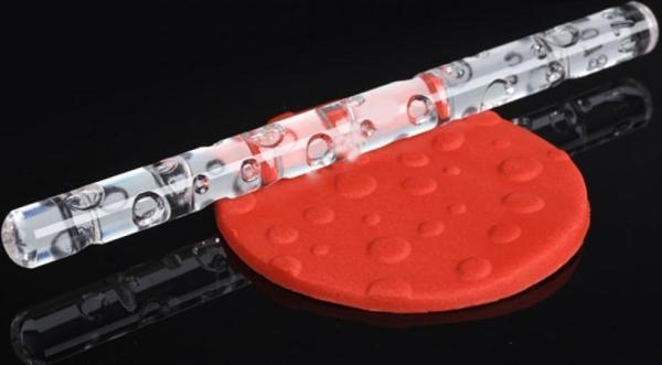 AKRİLİK DESENLİ MERDANE 16CM UZUNLUK - 12MM ÇAP - Image 1