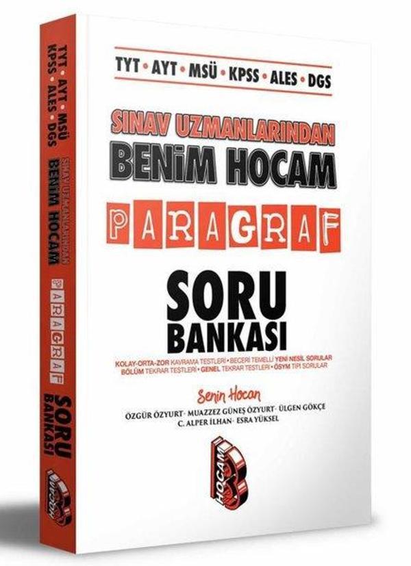 TYT - AYT - MSÜ - KPSS - ALES - DGS Sınav Uzmanlarından Paragraf Soru Bankası - Benim Hocam Yayınları - Image 1