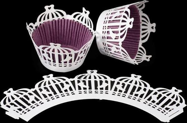 CUPCAKE KENAR DANTELİ - KAFES - 10 ADET - Image 1