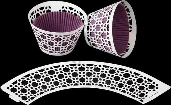 CUPCAKE KENAR DANTELİ - PETEK - 10 ADET - Image 1