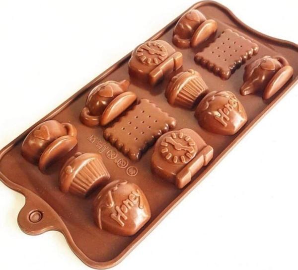 ÇAY SAATİ SİLİKON ÇİKOLATA KALIBI - Image 1