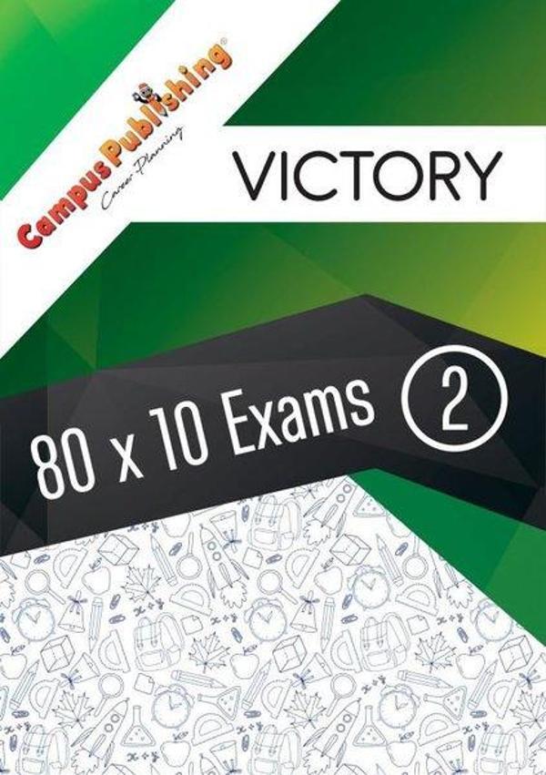 YKS Dil 12 - Victory 80 x 10 Exams Deneme Sınavları - 2 - Campus Publishing - Image 1