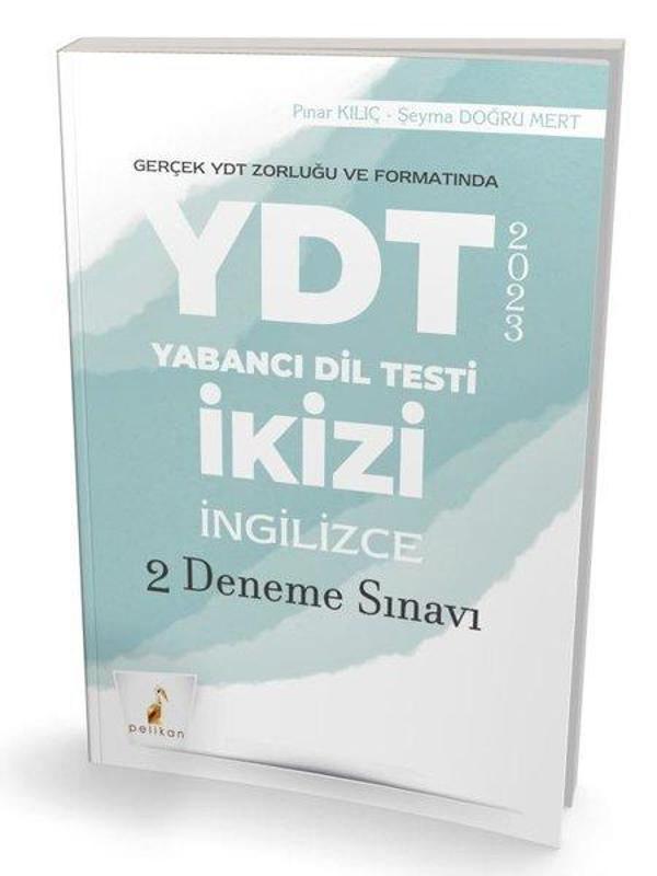2023 YDT İkizi İngilizce 2 Deneme Sınavı - Pelikan Yayınları - Image 1