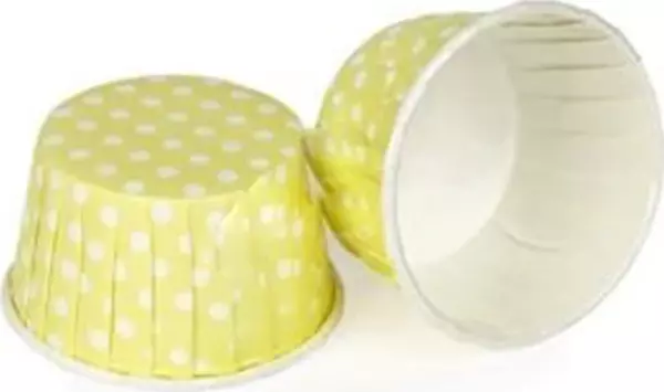 ÖZEL PET KAPSÜL 62*40mm SARI PUANTİYE 50 ADET - Image 1