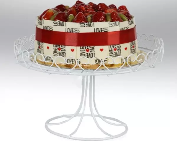 METAL CUPCAKE STANDI BEYAZ - Image 1