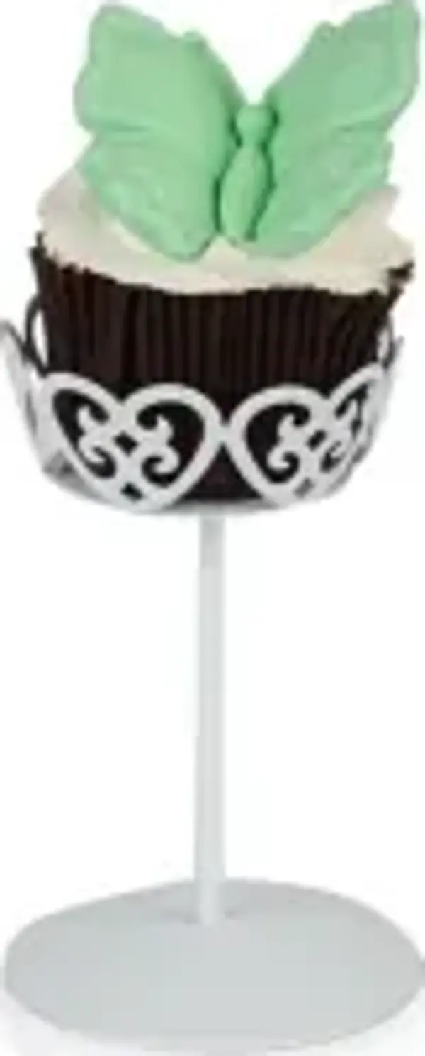 METAL CUPCAKE STANDI BEYAZ - Image 1
