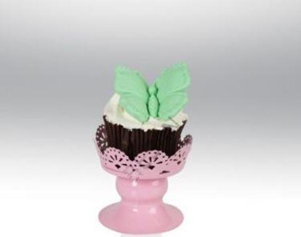 METAL CUPCAKE STANDI PEMBE - Image 1