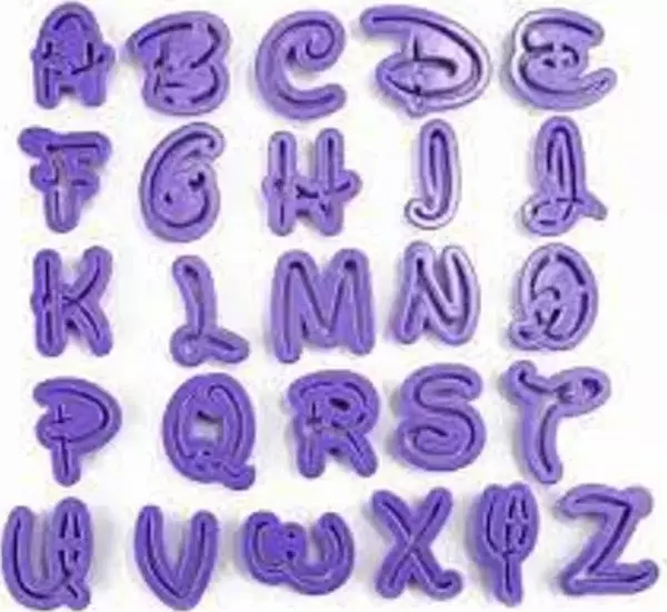 PLASTİK DISNEY ALFABE - HARF SET 26 PARÇA - Image 1
