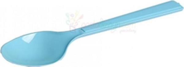PLASTİK KAŞIK MAVİ 25 ADET - Image 1
