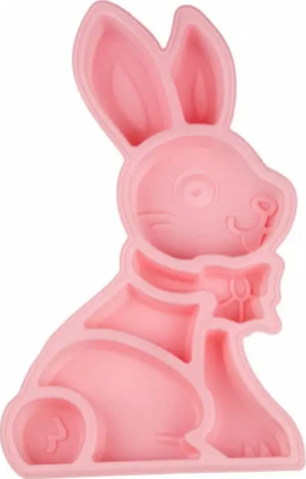 TAVŞAN SİLİKON KALIP PEMBE - Image 1