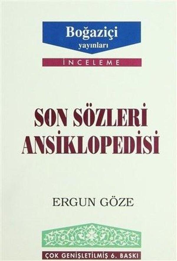 Son Sözleri Ansiklopedisi - Boğaziçi Yayınları - Image 1
