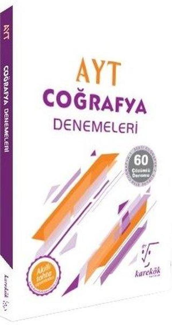 AYT Coğrafya Denemeleri - Karekök Eğitim Yayınları - Image 1