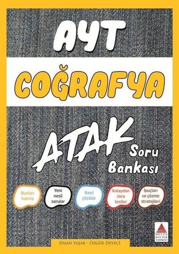 AYT Coğrafya Soru Bankası Atak - Delta Kültür-Eğitim - Image 1