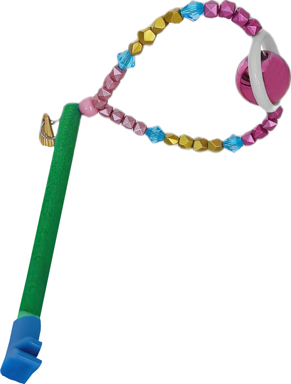 Markapet Tünekli Döner Toplu Kuş Oyuncağı 10 cm-16 cm Yeşil - Image 1