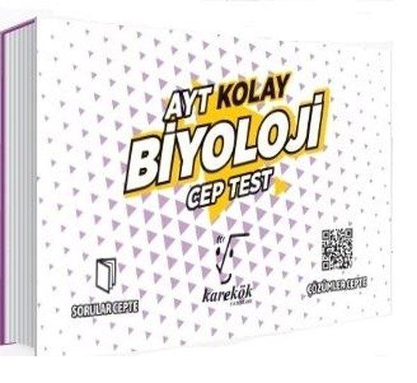 AYT Kolay Biyoloji Cep Test - Karekök Eğitim Yayınları - Image 1