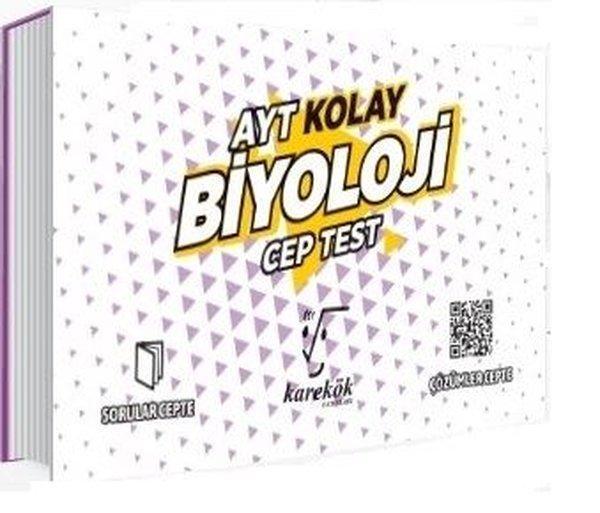 AYT Orta Biyoloji Cep Test - Karekök Eğitim Yayınları - Image 1
