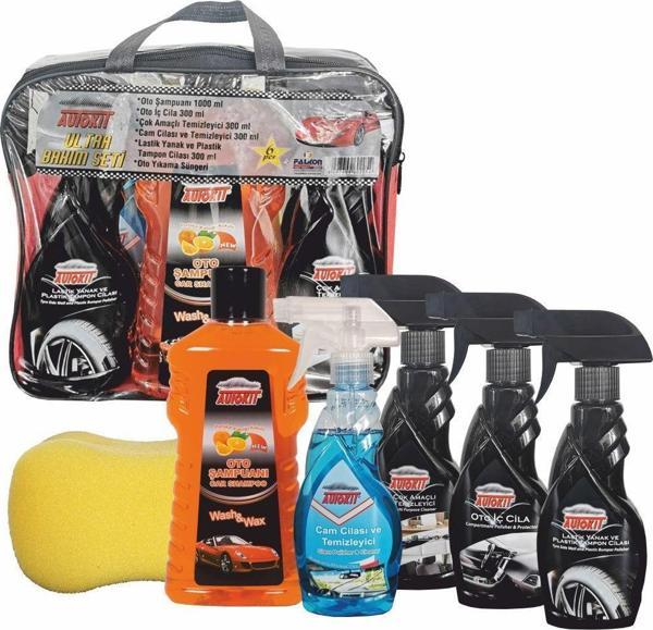 Autokit Yazlık Ultra Bakım Seti Çantalı 6 Parça - Image 1