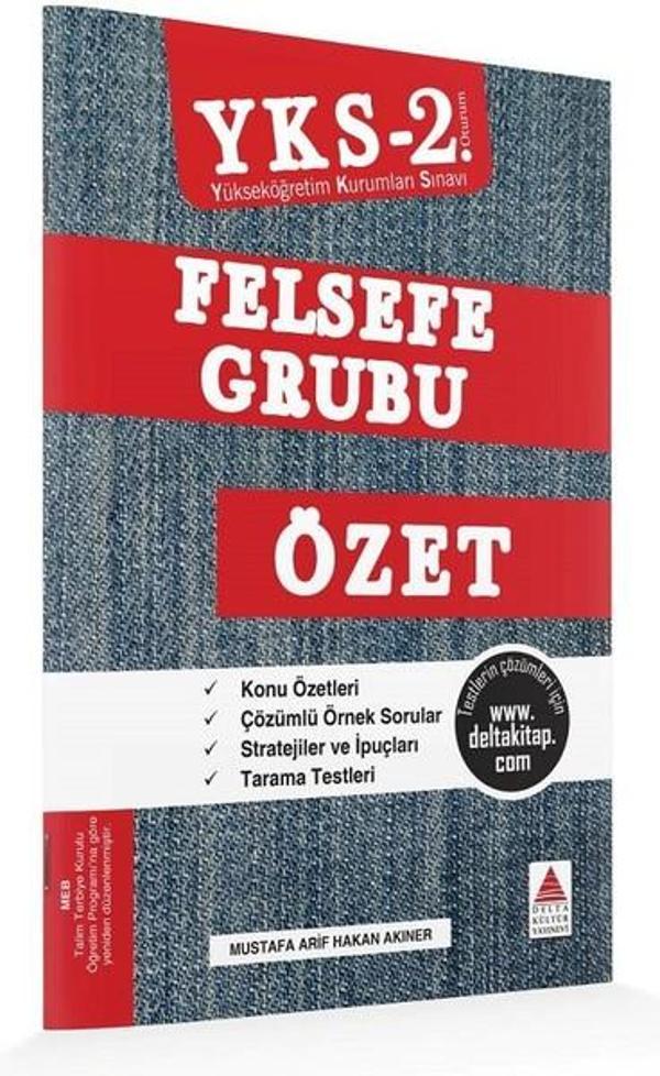 YKS 2.Oturum Felsefe Grubu Özet - Delta Kültür-Eğitim - Image 1