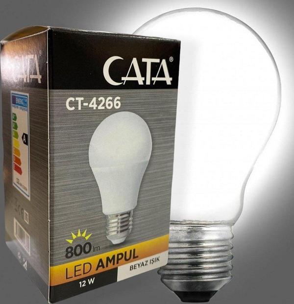 Cata 12 W Led Ampul CT-4266 Beyaz Işık - Image 1