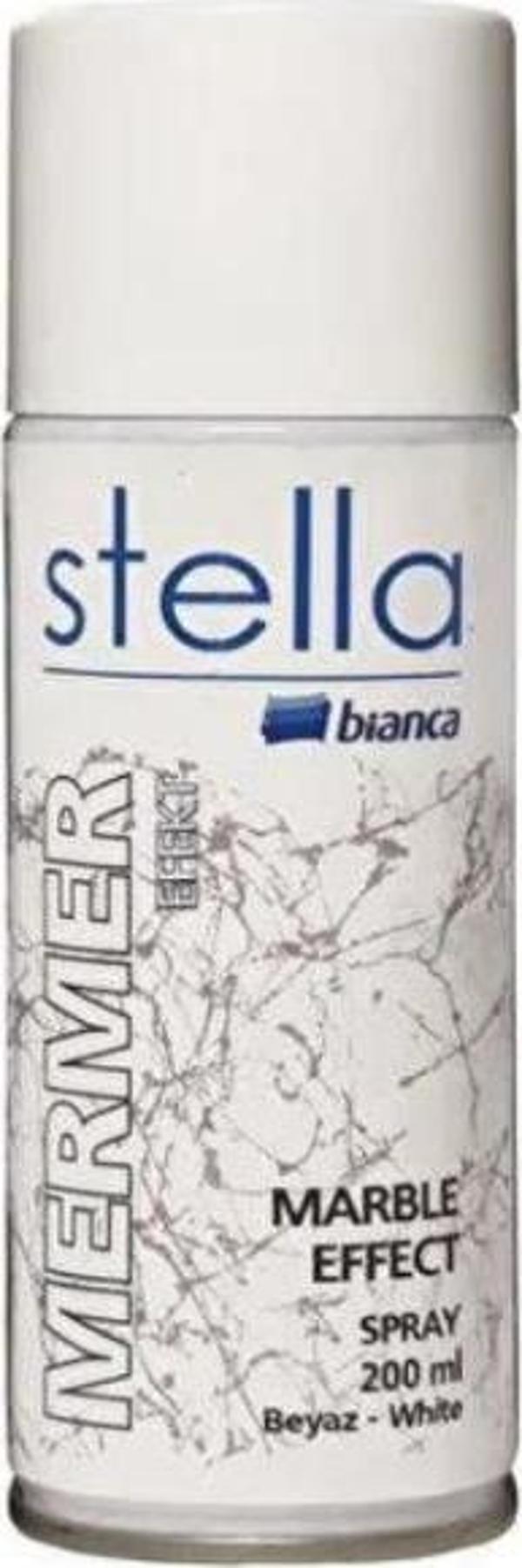 Bianca Stella Mermer Efekt Spreyi Beyaz 200ML - Image 1