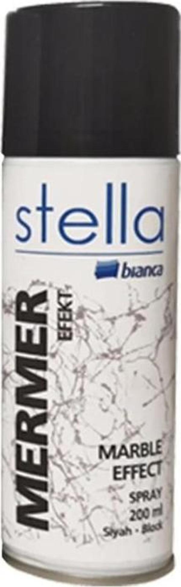 Bianca Stella Mermer Efekti Sprey 200ml Siyah - Image 1