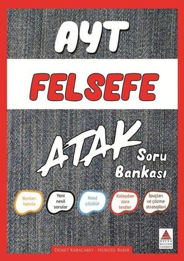 AYT Felsefe Grubu Soru Bankası Atak - Delta Kültür-Eğitim - Image 1