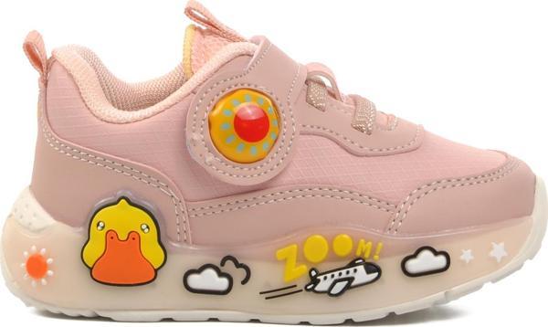 Pepino 1739-B Pudra Unisex Cırtlı Çocuk Sneaker - Image 1