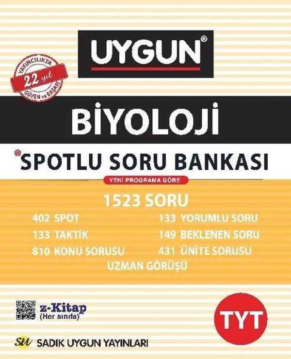12.Sınıf Tyt Spotlu Biyoloji - Sadık Uygun - Image 1