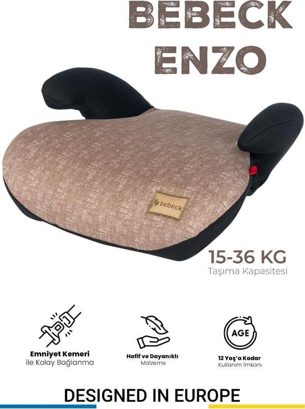 Bebeck 15-36 Kg Oto Koltuğu Yükselticisi Bej - Image 1