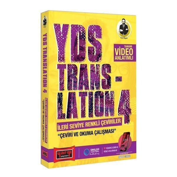 YDS Translation 4 İleri Seviye Renkli Çeviriler - Yargı Yayınları - Image 1
