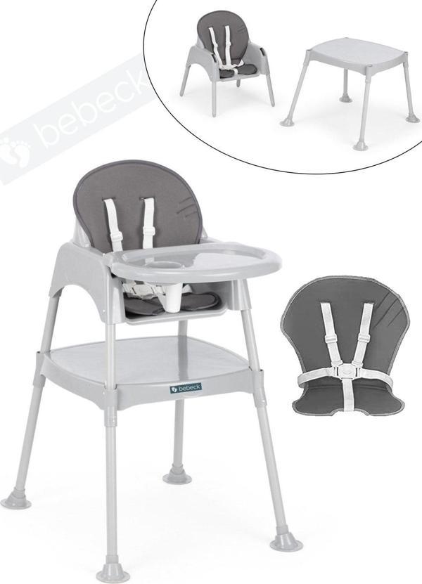 BEBEYATMAZ Çalışma Masalı Pedli 3İn1 Mama Sandalyesi - Image 1