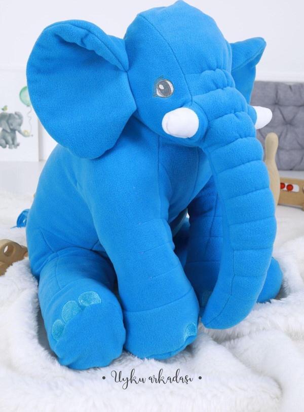 BEBEYATMAZ Dev Boy Uyku Arkadaşım Fil Mavi Jumbo Boy - Image 1