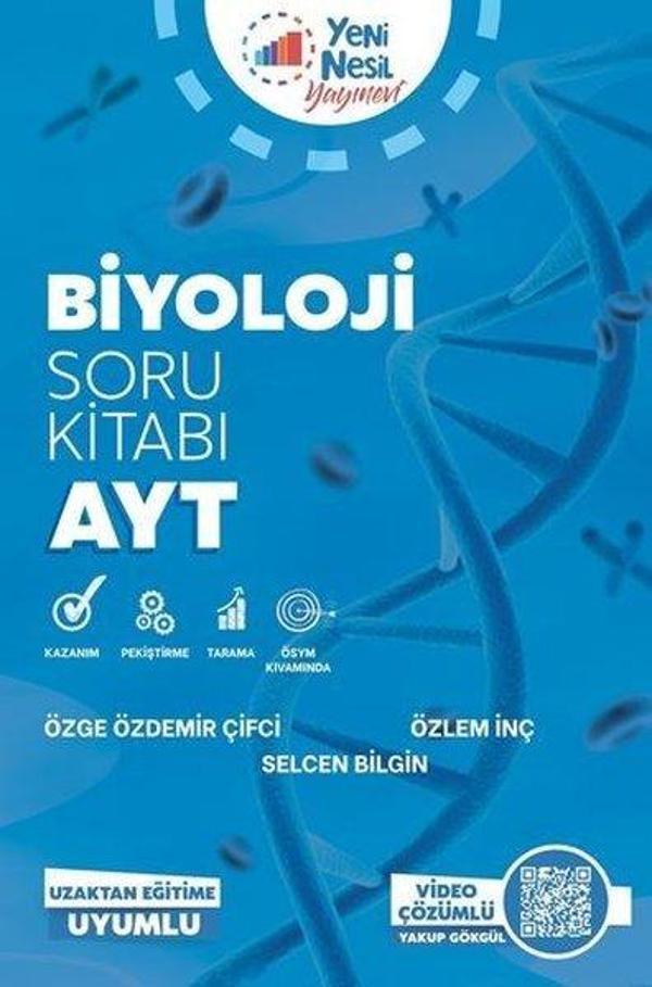 AYT Biyoloji Soru Kitabı - Yeni Nesil Yayınları - Image 1
