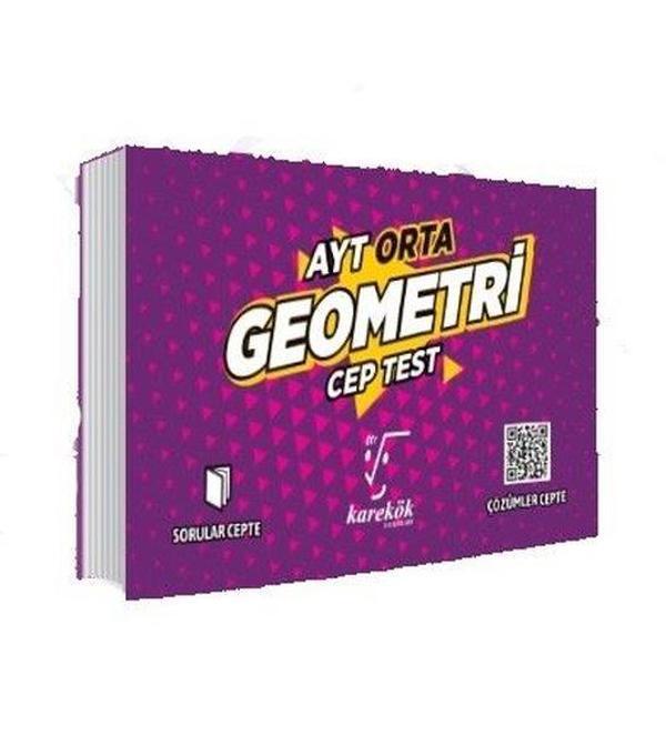 AYT Cep Test Geometri - Orta - Karekök Eğitim Yayınları - Image 1