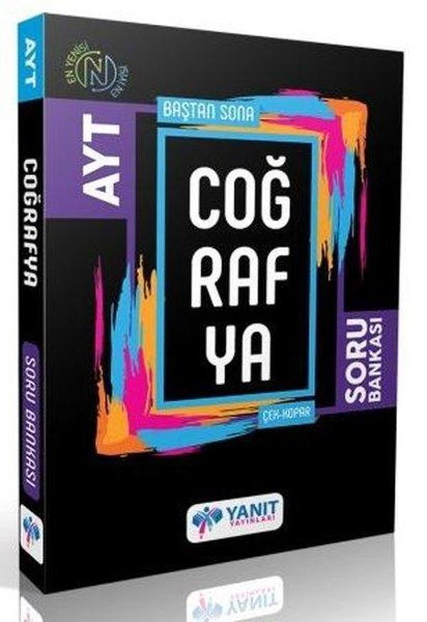 AYT Baştan Sona Coğrafya Soru Bankası - Yanıt Yayınları - Image 1