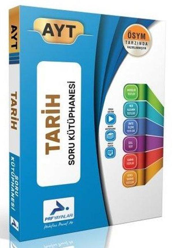 AYT Tarih Soru Kütüphanesi - PRF Paraf Yayınları - Image 1