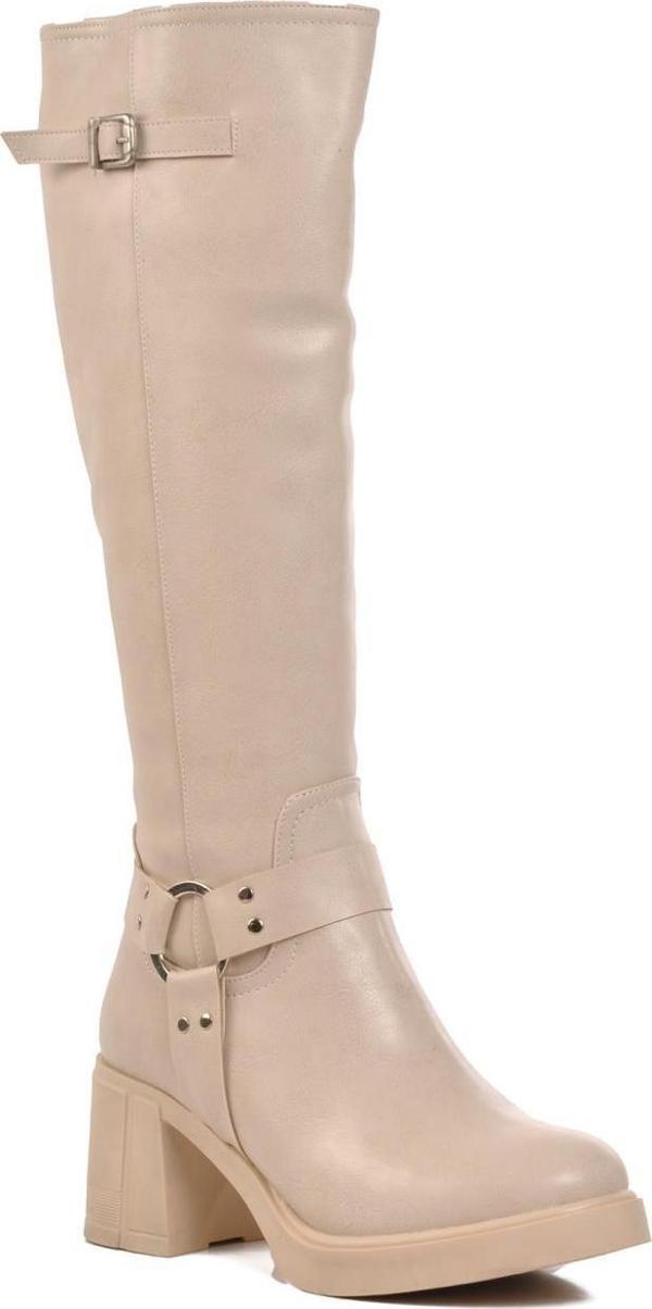 Pierre Cardin PC-54119 Krem Kadın Çizme - Image 1