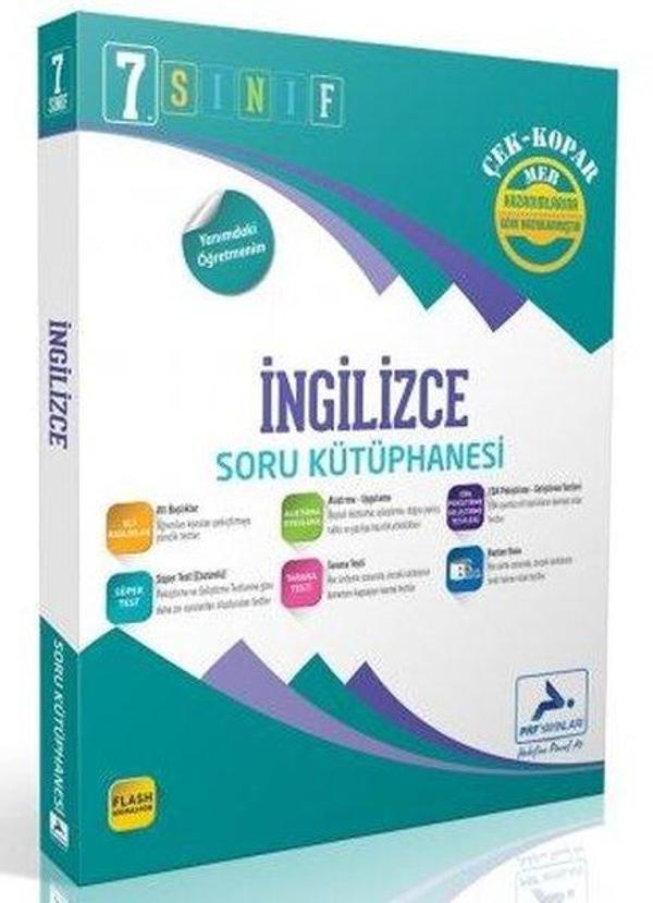 7. Sınıf İngilizce Soru Kütüphanesi - PRF Paraf Yayınları - Image 1
