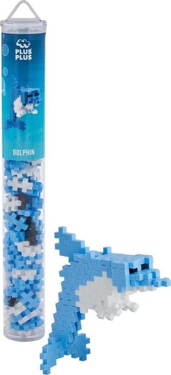 PLUS-PLUS DOLPHIN / 100 PCS. TUBE - Image 1