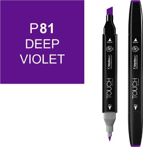 Touch Twin p815 deep violet  Marker shinhan keçeli kalem - Image 1