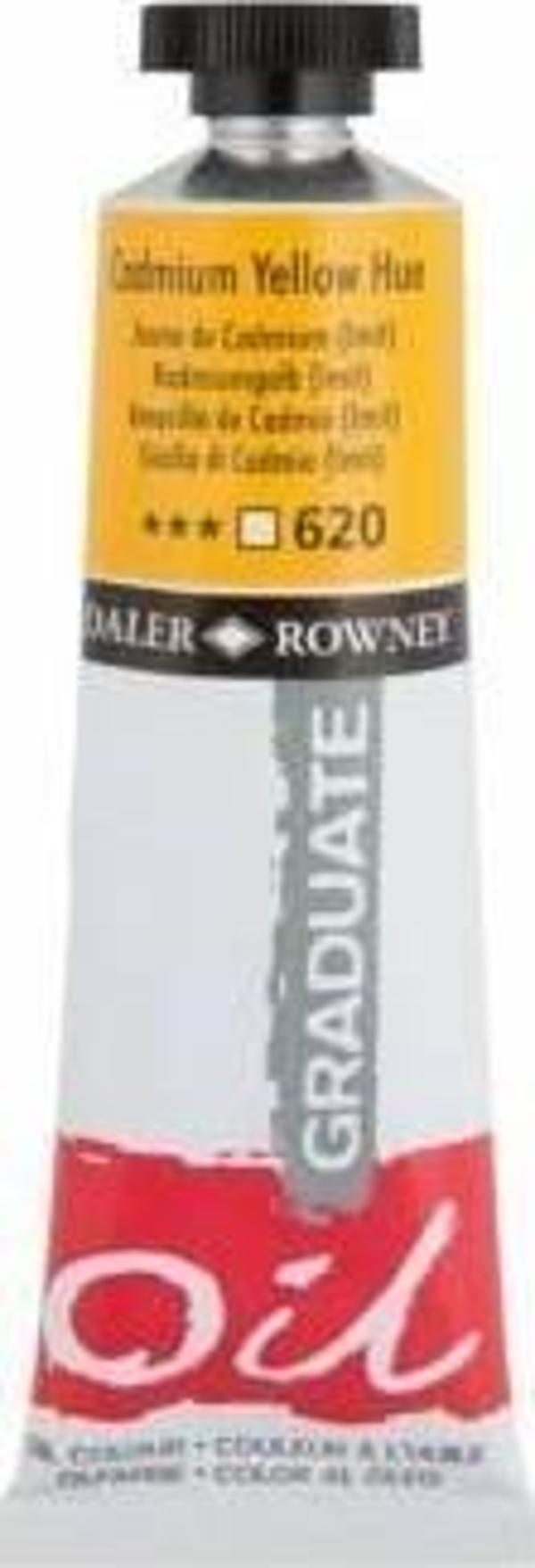 Daler Rowney Graduate Yağlı Boya 38ml 620 Cadmium Yellow - Image 1