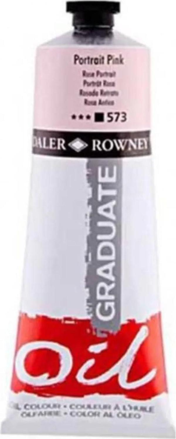 Daler Rowney Graduate Yağlı Boya 38Ml Portrait Pink 573 - Image 1