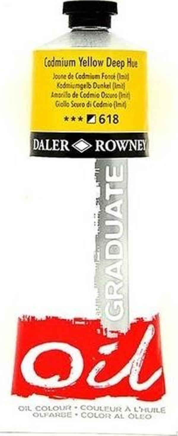Daler Rowney Yağlı Boya Graduate 38 ML-618 Cadmium Yellow Deep Hue - Image 1