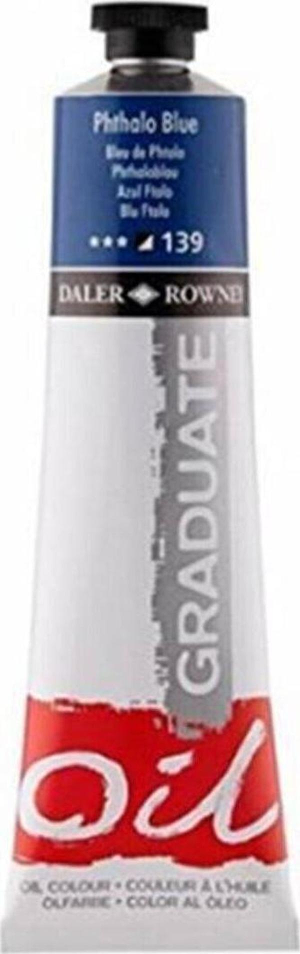 Daler Rowney Yağlıboya Graduate 38ml Phthalo Blue - Image 1