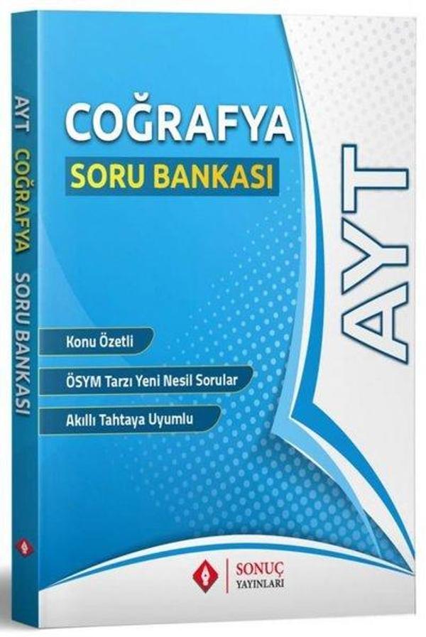 AYT Coğrafya Soru Bankası - Sonuç Yayınları - Image 1