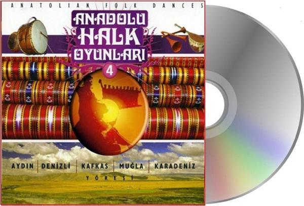 Seyhan Müzik Anadolu Halk Oyunları, Vol. 4 / Aydın / Denizli / Kafkas / Muğla / Karadeniz - Yöresi ( Cd ) - Image 1