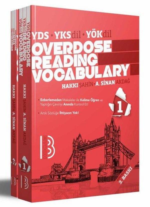 YDS YÖKDİL YKSDİL Overdose Reading Vocabulary - Benim Hocam Yayınları - Image 1