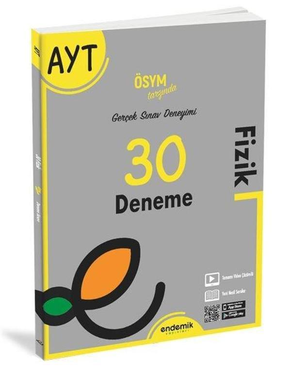 2022 AYT 30 lu Fizik Deneme Sınavı - Endemik Yayınları - Image 1